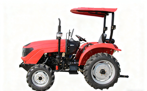 Tracteur 4x4 de 100 CV avec châssis de sécurité et navette 8+8 pour les champs de coton - Product Image 2
