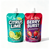 Pochettes à bec verseur personnalisées écologiques avec bouchon anti-fuite, de 500 ml à 5 L, pour emballage liquide (café, jus, gelée)