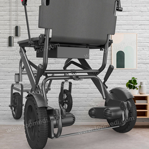 Silla de Ruedas Eléctrica Plegable Todoterreno para Viajes, para Ancianos y Personas con Discapacidad, Equipo de Rehabilitación Motorizado - Product Image 4