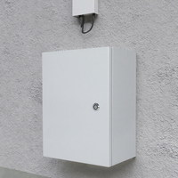 Boîtier électrique industriel en métal étanche IP65 pour usage extérieur, armoire de distribution électrique extérieure IP66, boîte à interrupteurs