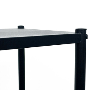 מתלה אחסון מתכת בעל ארבע שכבות מתלה מחסן מתלה מזרן עבור צינור צבע שיער ויבש תכונה מצויד - Product Image 5