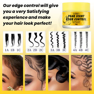 Luxfume 30ml Unisex Edge Control Haircare Organic Hair Enhancing Shine Hidratante Impermeable para cabello africano - Product Image 5