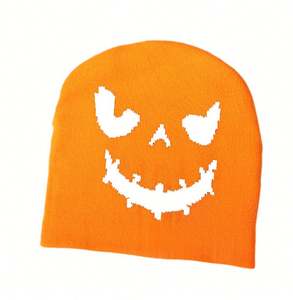 Gorro de punto personalizado de Halloween con diseño de calabaza y lazos, unisex, para adultos, cómodo, personalizado, para mantener el calor, para Halloween - Product Image 6