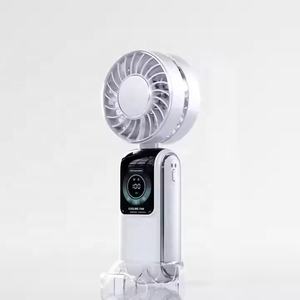 Mini Ventilador de Mano Turbo Portátil, Ventilador de Bolsillo Recargable de Alta Velocidad con Pantalla Digital, Regalo de Verano para Viajes - Product Image 1