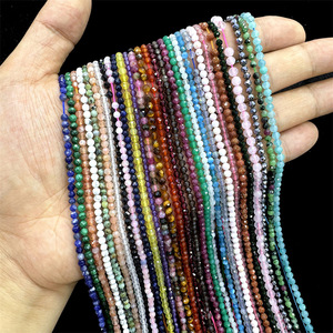 Cuentas <span class=keywords><strong>de</strong></span> Cristal Naturales Redondas Pequeñas al por Mayor <span class=keywords><strong>de</strong></span> Fábrica, Cuentas Sueltas para Hacer Joyería DIY, Cuentas Redondas Semiterminadas - Product Image 4