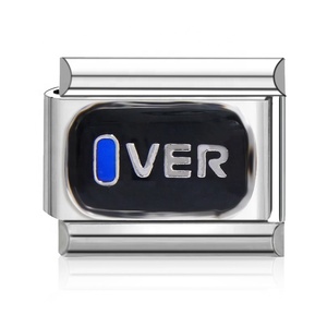 Wholesale Trendy Italian <b>Charm</b> Heart Diamond Non-fading Stainless Steel 18K Gold Plated Unisex Basketball Club Car Event Logo - Product Image 5