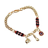 Bracelet de cheville réglable fait main en alliage de cuivre, motif éléphant et œil porte-bonheur bohème, bijoux de mode pour femme, idéal pour les vacances