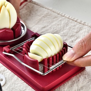 Trancheuse à oeufs multifonctionnelle de style japonais en acier inoxydable diviseur d'oeufs à usage domestique pour couper les oeufs brouillés - Product Image 3