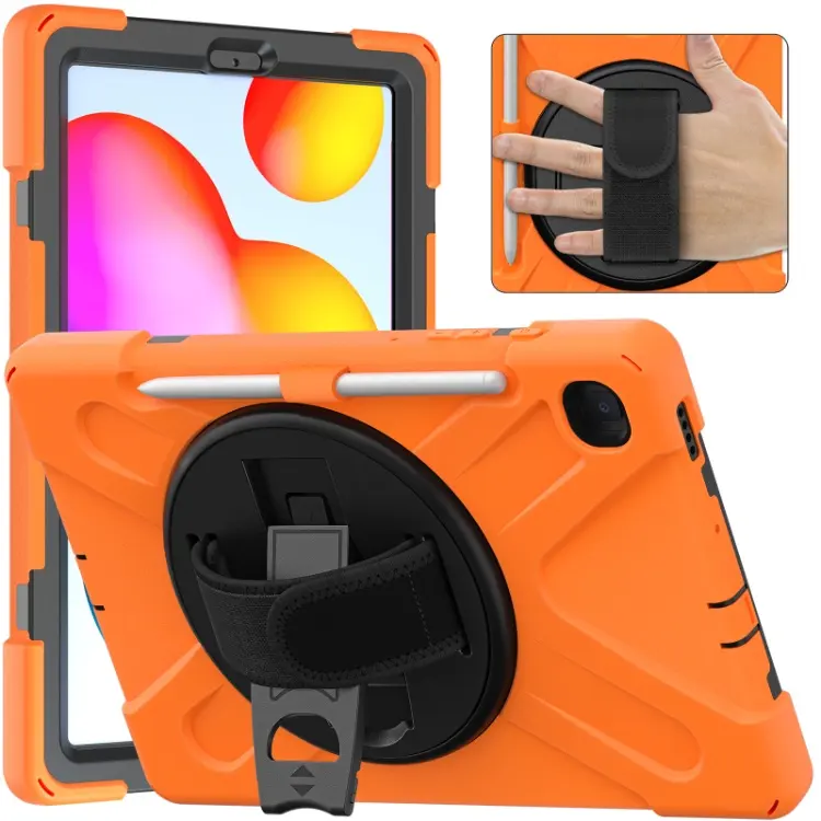 Rugged Silicone Shockproof Case For Samsung Galaxy Tab S6 lite 10.4 p610 p615 tablet cover case