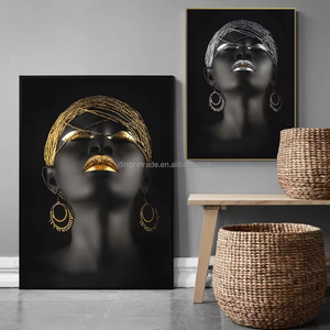Mural <span class=keywords><strong>de</strong></span> fondo <span class=keywords><strong>para</strong></span> el hogar <span class=keywords><strong>de</strong></span> Mujer Africana moderna, póster <span class=keywords><strong>de</strong></span> arte, imagen impresa, mural <span class=keywords><strong>de</strong></span> decoración <span class=keywords><strong>de</strong></span> habitación - Product Image 3