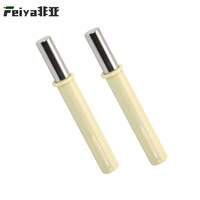Amortisseur linéaire hydraulique à fermeture douce pour porte d'armoire de cuisine en acier inoxydable - Tampon silencieux en métal pour système de quincaillerie de porte coulissante