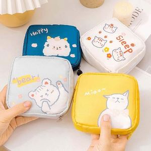 Pochettes pour serviettes hygiéniques pour femmes et filles, sac de rangement pour serviettes, porte-cartes de crédit, porte-monnaie, étui pour cosmétiques et écouteurs, nouveauté 2021 - Product Image 6