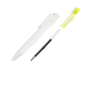 Press Ballpoint Pen Wholesale 10.5CM Mini Ballpoint Pen Small Bean Notepad Accessory Pen Plastic Student Hotel