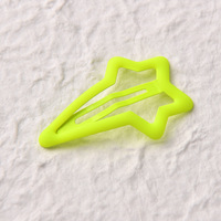 Pince à cheveux couleur néon pour fille, 7CM, Offre Spéciale, accessoires de cheveux pour enfants