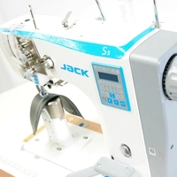 Machine à coudre industrielle à point droit, à lit vertical, à commande numérique, pour cuir, de marque JACK S5, neuve