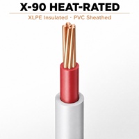 Cable de Alimentación de Bajo Voltaje con Conductor de Cobre de un Solo Núcleo, Aislamiento XLPE de 0.6/1kV X-90, Revestimiento de PVC 5V-90, AS/NZS 5000.1 SAA
