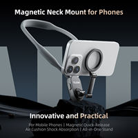 Support magnétique en silicone à dégagement rapide TELESIN compatible avec iPhone 15 14 13 12 11 10 pour Samsung pour accessoires de téléphone