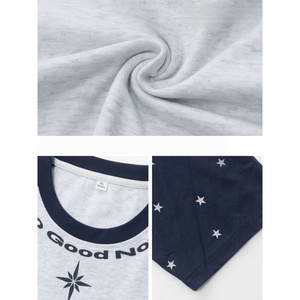 T-shirt Homme Personnalisé à Manches Courtes Raglan Imprimé Étoiles, Coupe Ample en Coton, Style Vintage Américain Color Block pour l'Été - Product Image 4