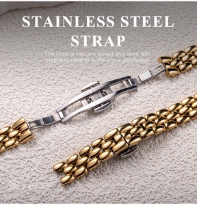 Montre ovale pour <span class=keywords><strong>femme</strong></span> avec logo personnalisé OEM ODM, montre-bracelet à quartz en acier inoxydable, montre de luxe étanche pour <span class=keywords><strong>femme</strong></span>, idéale pour un cadeau - Product Image 4