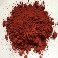 Poudre de pigment rouge d'oxyde de fer 130190 poudre teinte pour revêtements de bâtiment de sol en béton de chaussée