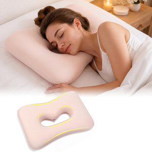 Oreiller de beauté anti-âge en tissu rafraîchissant pour dormeurs sur le ventre, oreiller anti-rides pour dormeurs latéraux - Product Image 1