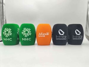 Microphones OEM Unflock, éponge triangulaire, forme carrée, housse en mousse pour micro, logo personnalisé - Product Image 6