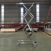 Neue Hochleistungs-Elektro-Hebebühne aus Edelstahl mit 60 kg Tragkraft für den Heimgebrauch