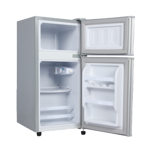 Energy Saving Dual-Door Stainless Steel Compact <b>Refrigerator</b> for Home Dormitories and Hotel Use Power Source Powered Do - Product Image 4