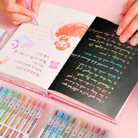 Ensemble de stylos à encre gel Morandi, 9 couleurs, vente en gros, 10 pièces