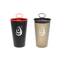 Gobelet pliable en TPU, gobelet à eau pliable, réutilisable, portable pour la course à pied et les voyages