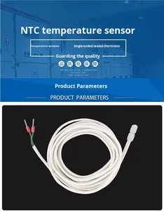 <span class=keywords><strong>Sonde</strong></span> <span class=keywords><strong>de</strong></span> détection <span class=keywords><strong>de</strong></span> température pour eau, électricité et thermostat <span class=keywords><strong>de</strong></span> chauffage au sol, sondes intérieures/extérieures, fils <span class=keywords><strong>de</strong></span> détection externes. - Product Image 4