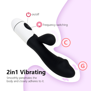 Jouets sexuels pour femmes OEM, double vibromasseur en silicone, stimulateur du point G féminin, vibromasseur pour femmes, livraison rapide - Product Image 6