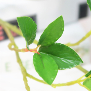 Venta al por mayor de plantas artificiales, árbol, hojas de <span class=keywords><strong>Olmo</strong></span>, simulación de vegetación, hojas decorativas, arreglo floral - Product Image 5