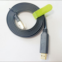 Venta caliente servicio de alta calidad programación USB a macho a RJ45 cable de consola plana con chipset PL2302 para enrutador