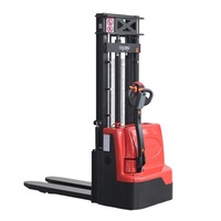 Gerbeur électrique portatif Everlift 1.2T 1.5T à double fourche, élévateur à palettes 3m 3.5m, entièrement électrique