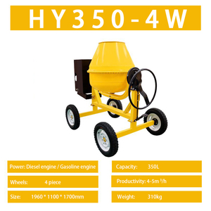 Mezcladora de Concreto Portátil de Alta Eficiencia de 4M/H, con Motor de Gasolina de 350L - Product Image 5