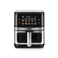 Friteuse à air numérique Sonifer SF-1057 1750W, 10 programmes, arrêt automatique, friteuse sans huile pour restaurant