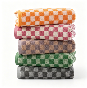Serviettes de bain en microfibre de velours corail super absorbantes, personnalisées, tissées, couleur unie, épaisses, douces, respectueuses de la peau, écologiques, vente en gros - Product Image 2