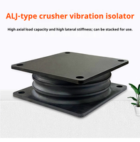 Bloc amortisseur en caoutchouc série ALJ-45, support d'isolation des vibrations, amortisseur en caoutchouc naturel pour équipement de concassage et de criblage vibrant