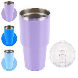 Wine Wholesale Bulk Water Custom Insulated Stainless Steel Coffee Tumbler With Straw and Lid - Product Image 1