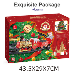 Novedad: <span class=keywords><strong>Tren</strong></span> <span class=keywords><strong>de</strong></span> Navidad para Colgar en el Árbol con Luces, Sonidos y Pista, Regalo <span class=keywords><strong>de</strong></span> Navidad para Niños - Product Image 6