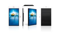 Langsung dari pabrik 75 inci cerdas besar Gratis Gantung kapasitif LCD Digital reklame luar ruangan iklan gratis layar sentuh kios
