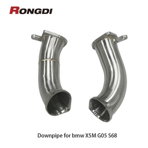 Tubo de Escape de Acero Inoxidable 304 con Protección Térmica para BMW X5M G05 S68 4.4T 2025, Piezas de Escape para Automóviles - Product Image 2