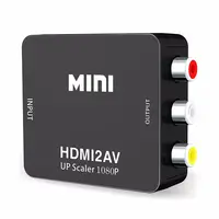 Miniconvertidor de Audio y vídeo hdmi2AV, entrada HDMI a AV, caja R L CVBS, salida de hasta 1080p para portátil, convertidor HDMI a RCA
