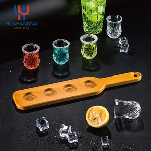 Juego de Vasos de Chupito de Cóctel Mini de 2 Onzas al por Mayor, <span class=keywords><strong>Vodka</strong></span>, Tequila, Whisky, Bandeja de Madera para Servir en Fiestas, Bares, Bodas, para Regalos - Product Image 4