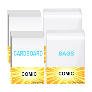 Hct High Quality Resealable Current/modern Size Resealable Comic Book Collector Bundle Storage Sleeves Bags And Boards