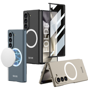 Para Z Fold6 Funda para teléfono móvil Anillo magnético externo <span class=keywords><strong>Ing</strong></span> Pantalla protectora Z 6 Cargador inalámbrico - Product Image 1