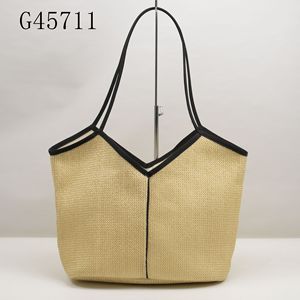 Bolso de Paja en Forma de <span class=keywords><strong>Y</strong></span>, Moderno, Ecológico, Resistente, Portátil, para el Verano, para Mujer - Product Image 1