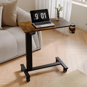 Bureau debout réglable en hauteur pneumatique en forme <span class=keywords><strong>de</strong></span> C <span class=keywords><strong>de</strong></span> 14,17 x 27,56 pouces pour le travail à domicile, le bureau et la station <span class=keywords><strong>de</strong></span> travail informatique - Product Image 1