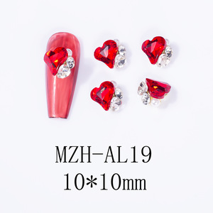 Accesorio de Aleación con Forma de <span class=keywords><strong>Pilar</strong></span>, Corazón y Cuadrado Grueso, con Diseño de Copo de Nieve Navideño Rojo de Año Nuevo Xuanjia - Product Image 6